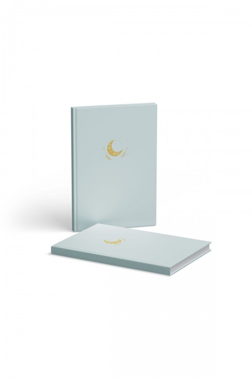 Noktalı Defter Sert Kapaklı Kurdeleli 13x21 Cm Hardcover Notebook Turkuaz 2 Adet