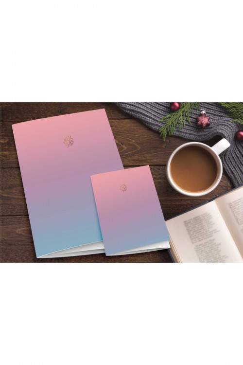 2'li Defter Set Pastel Notebook Gradient Serisi 04