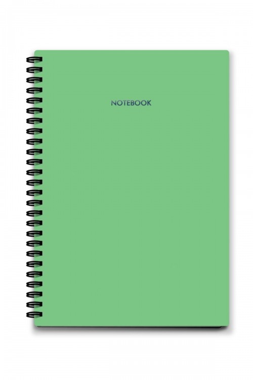 Defter 64 Yaprak Çizgili Karton Kapak Spiralli Defter Notebook 13,5x19,5 cm