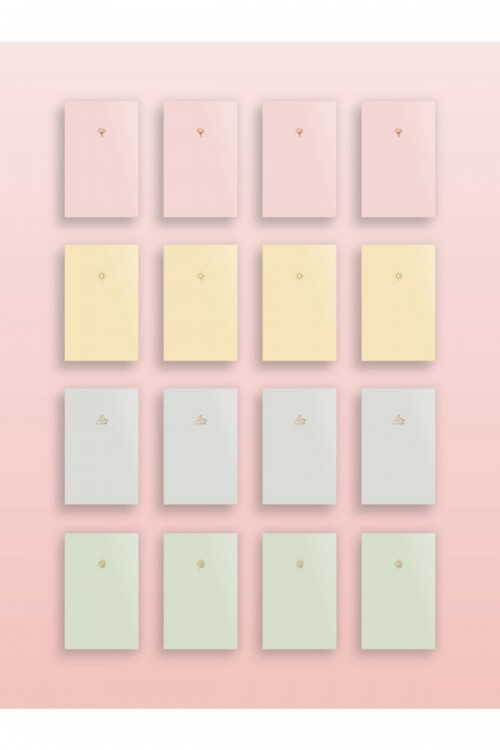 Notebook 16'lı Defter Seti Pastel Defter Seti
